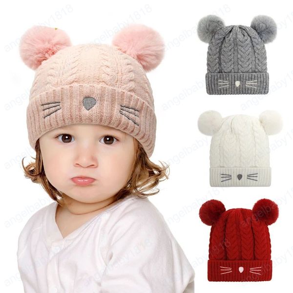 cute cat baby winter hat plush lining knitted hats for children cap for girls boys accessories kids pompom hat baby beanie 6-36m, Yellow
cute cat baby winter hat plush lining knitted hats for children cap for girls boys accessories kids pompom hat baby beanie 6-36m, Yellow