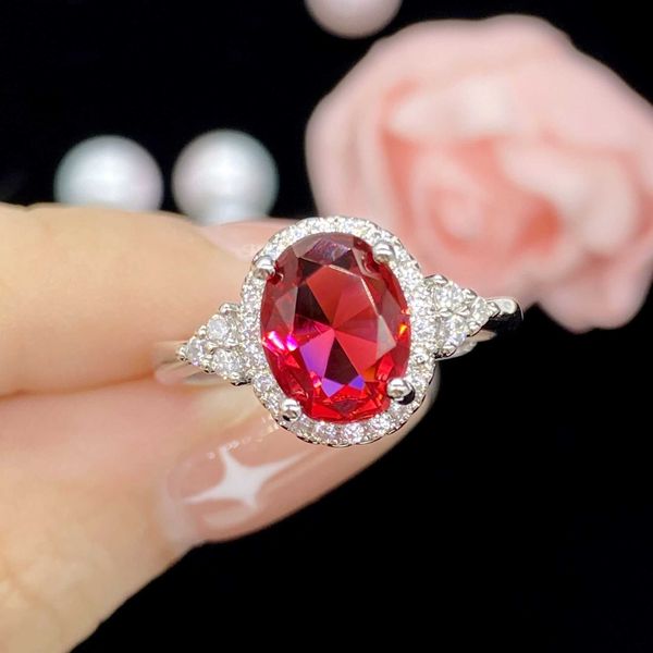 live broadcast new products set with zircon oval simulated red tourmaline open ring women's fashion temperament ring, Golden;silver
live broadcast new products set with zircon oval simulated red tourmaline open ring women's fashion temperament ring, Golden;silver