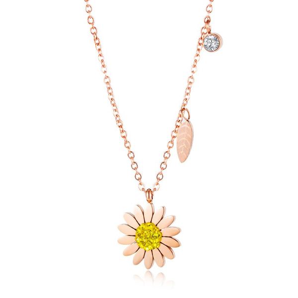 firebros rose gold stainless steel aesthetic zircon leaf daisy pendant necklace delicate choker collar women girl kpop jewelry, Golden;silver
firebros rose gold stainless steel aesthetic zircon leaf daisy pendant necklace delicate choker collar women girl kpop jewelry, Golden;silver