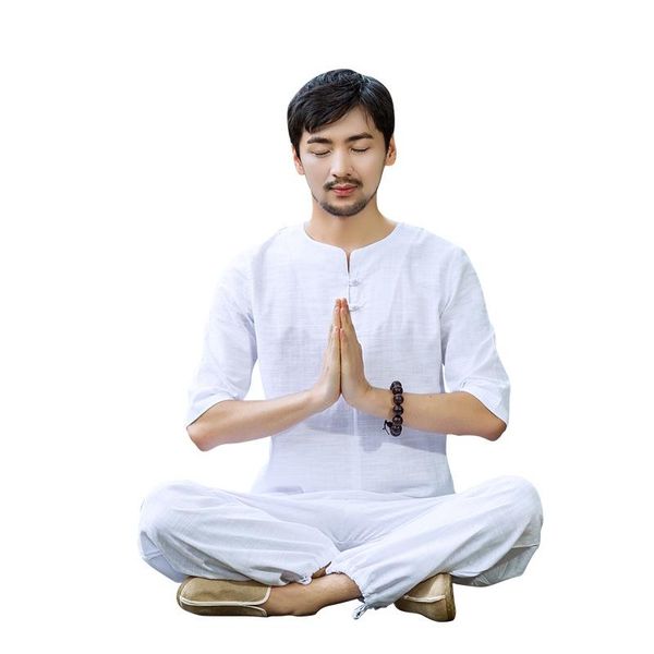 men yoga set cotton linen loose wide leg yoga pant shirts male meditation martial arts tai chi uniform suit clothes, White;red
men yoga set cotton linen loose wide leg yoga pant shirts male meditation martial arts tai chi uniform suit clothes, White;red