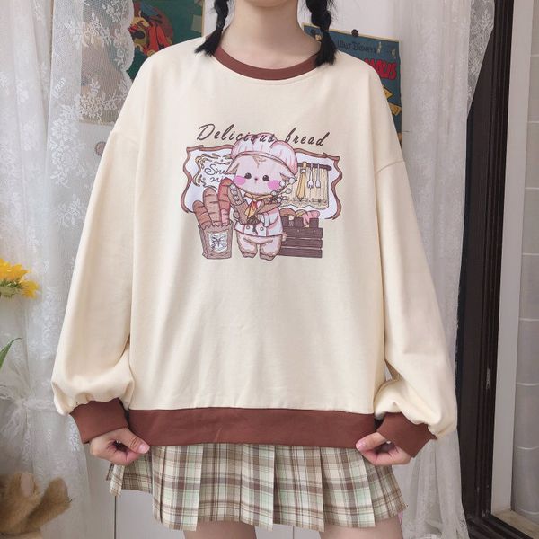 2021 new deeptown kawaii hoodie feminino outono inverno impresso moda feminina moletom bonito longo sleece s plus size solto casual hood, Black
2021 new deeptown kawaii hoodie feminino outono inverno impresso moda feminina moletom bonito longo sleece s plus size solto casual hood, Black