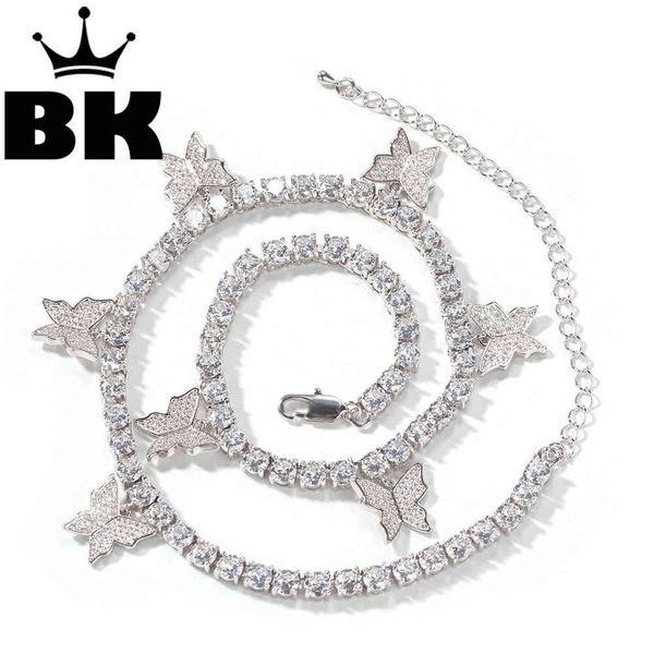 the bling king 5mm cz tennis necklace with butterfly iced out zircon 1 row tennis necklace hip hop jewelry x0509, Black 
the bling king 5mm cz tennis necklace with butterfly iced out zircon 1 row tennis necklace hip hop jewelry x0509, Black