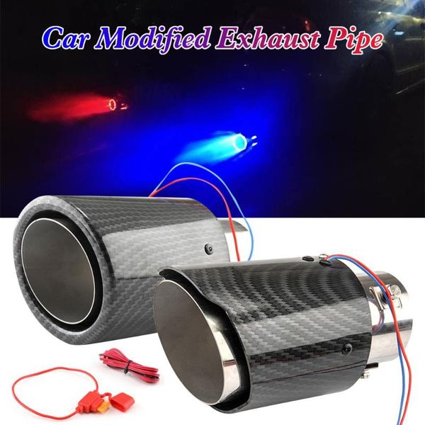 manifold & parts car modified exhaust pipe led light carbon fiber for universal model red/blue
manifold & parts car modified exhaust pipe led light carbon fiber for universal model red/blue