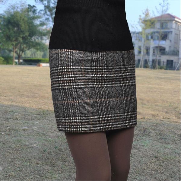 2021 autumn and winter woolen all match tartan suit skirt slim slimming hip step skirt drop shipping, Black
2021 autumn and winter woolen all match tartan suit skirt slim slimming hip step skirt drop shipping, Black