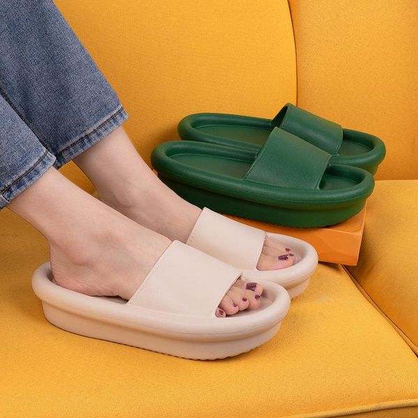 slippers summer pillow slides women platform candy color increased thick bottom men indoor outdoor sandals, Black
slippers summer pillow slides women platform candy color increased thick bottom men indoor outdoor sandals, Black