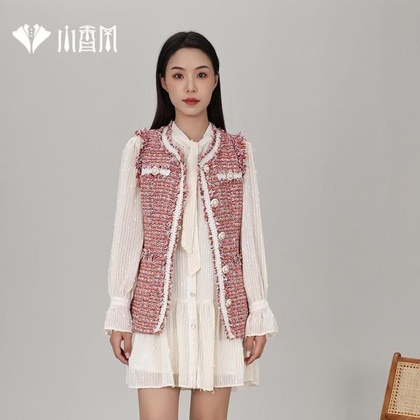 women's vests xiaoxiangfeng 2021 autumn vest t short coat clip fashion high-quality wear, Black;white
women's vests xiaoxiangfeng 2021 autumn vest t short coat clip fashion high-quality wear, Black;white