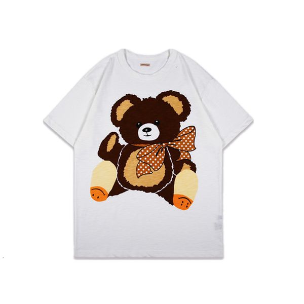 2021 new oversize bear printing t-shirts streetwear summer casual kapital tee boyfriend gift clv7, White;black
2021 new oversize bear printing t-shirts streetwear summer casual kapital tee boyfriend gift clv7, White;black