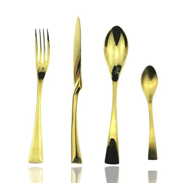 dinnerware sets set of 4 luxury shiny mirror gold knife fork spoon cutlery 304 stainless steel flatware silverware wholesale
dinnerware sets set of 4 luxury shiny mirror gold knife fork spoon cutlery 304 stainless steel flatware silverware wholesale