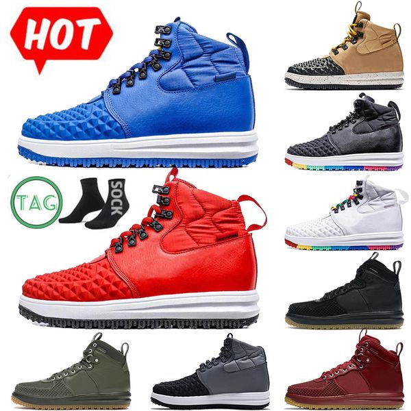 designer lunar 1 duckboot one womens mens boots running shoes airsforces triple black summit white burgundy black and tan off sports sneaker, White;red
designer lunar 1 duckboot one womens mens boots running shoes airsforces triple black summit white burgundy black and tan off sports sneaker, White;red