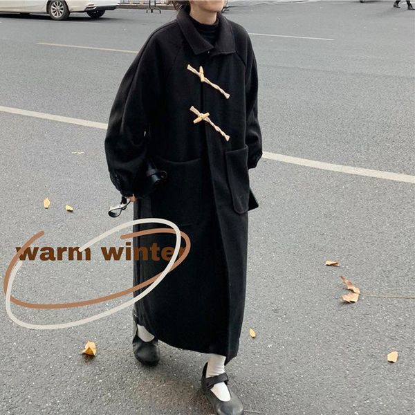 women's wool & blends jacket women coat autumn and winter loose veste manteau femme, Black
women's wool & blends jacket women coat autumn and winter loose veste manteau femme, Black