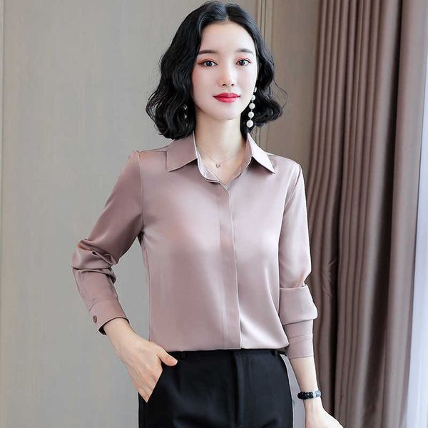 korean fashion silk women blouses satin long sleeve shirt and blouse office lady blusas largas plus size autumn womens 210531, White
korean fashion silk women blouses satin long sleeve shirt and blouse office lady blusas largas plus size autumn womens 210531, White