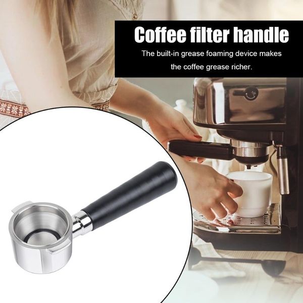 coffee filters 51mm stainless steel portafilter filter bottomless non pressurized reusable refillable kitchen accessories
coffee filters 51mm stainless steel portafilter filter bottomless non pressurized reusable refillable kitchen accessories