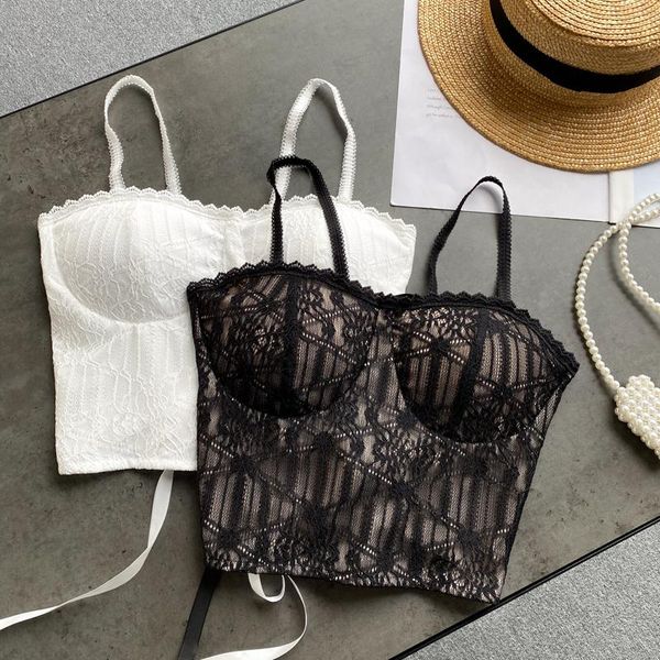 women tank white black spaghetti strap floral lace camis lace-up bandage back slim cropped night club top
women tank white black spaghetti strap floral lace camis lace-up bandage back slim cropped night club top