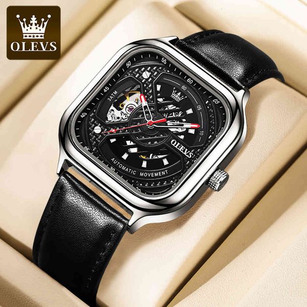 olevs fashion fire automatic mechanical men watch stainless steel hollow casual fashion sport waterproof business watch 6634, Slivery;brown
olevs fashion fire automatic mechanical men watch stainless steel hollow casual fashion sport waterproof business watch 6634, Slivery;brown