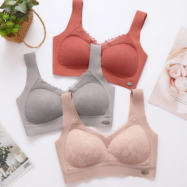 bras fridayin women's lace sweet jacquard slim push up bra female underwear intimate seamless sports without bracket, Red;black 
bras fridayin women's lace sweet jacquard slim push up bra female underwear intimate seamless sports without bracket, Red;black