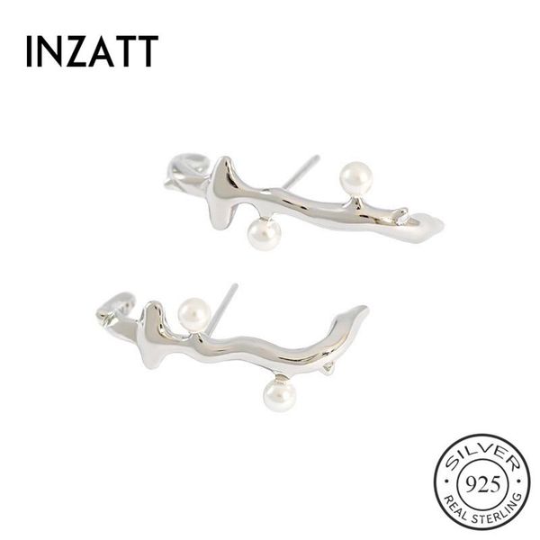 stud inzareal 925 sterling silver geometric line pearl earrings for fashion women party fine jewelry hiphop accessories gift, Golden;silver
stud inzareal 925 sterling silver geometric line pearl earrings for fashion women party fine jewelry hiphop accessories gift, Golden;silver