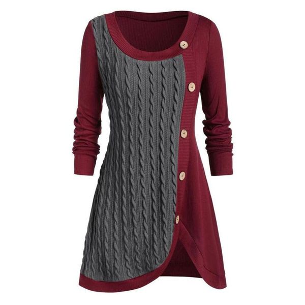 women's sweaters plus size winter solid buttons tunic sweater women warm long sleeve knitted pullover blouse female jumper ladies, White;black
women's sweaters plus size winter solid buttons tunic sweater women warm long sleeve knitted pullover blouse female jumper ladies, White;black