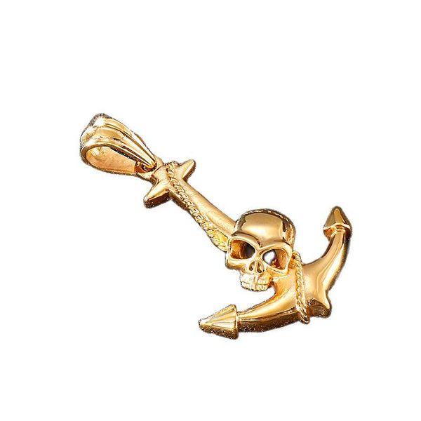 charms european & american domineering personality gold anchor skull men rock roll hip-hop style titanium steel pendant, Bronze;silver
charms european & american domineering personality gold anchor skull men rock roll hip-hop style titanium steel pendant, Bronze;silver
