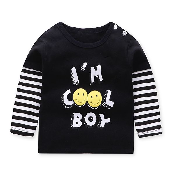 factoryyw9xshirt t-shirt cotton base autumn long children's baby casual cartoon round neck raglan sleeve top, Black;white
factoryyw9xshirt t-shirt cotton base autumn long children's baby casual cartoon round neck raglan sleeve top, Black;white