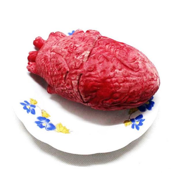 bloody zombie human heart chop shop body part organ halloween horror prop toy party accessories g10
bloody zombie human heart chop shop body part organ halloween horror prop toy party accessories g10