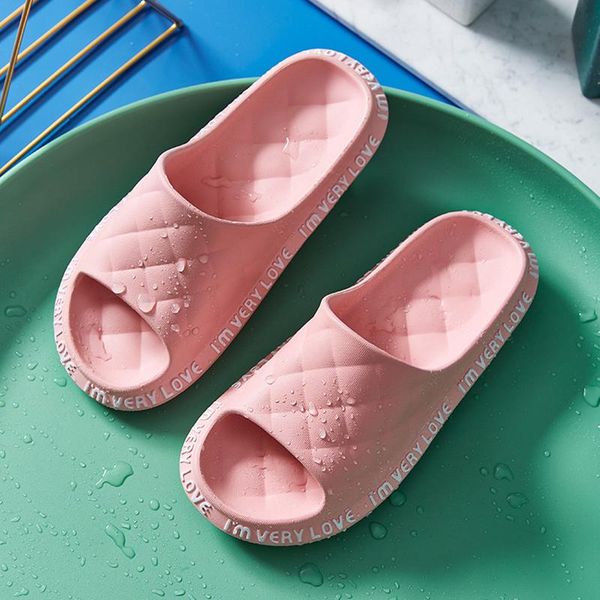 house lovers bath slippers summer letter diamond pattern designer non-slip ladies platform shoes indoor eva women slides, Black
house lovers bath slippers summer letter diamond pattern designer non-slip ladies platform shoes indoor eva women slides, Black