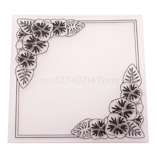 craft tools flower corner plastic embossing folder template diy scrapbook po card
craft tools flower corner plastic embossing folder template diy scrapbook po card