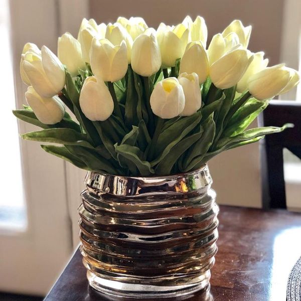 decorative flowers & wreaths 10pcs tulip artificial flower white pu real touch for home decoration fake tulips bouquet wedding garden
decorative flowers & wreaths 10pcs tulip artificial flower white pu real touch for home decoration fake tulips bouquet wedding garden