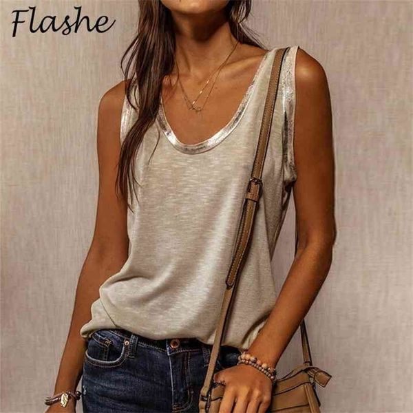 summer contrast stitching women tank o neck sleeveless shirt women's elegant clothes loose vest 210705, White
summer contrast stitching women tank o neck sleeveless shirt women's elegant clothes loose vest 210705, White