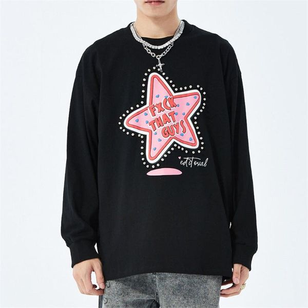 men's t-shirts t-shirt full sleeve oversized hip hop streetwear cute bear print harajuku tshirt autumn cotton casual t shirt clothing, White;black
men's t-shirts t-shirt full sleeve oversized hip hop streetwear cute bear print harajuku tshirt autumn cotton casual t shirt clothing, White;black
