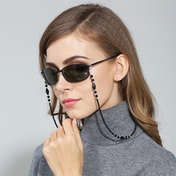 sunglasses frames anti-slip acrylic beads chain women eyeglass black eyewear accessories neck strap rope eyeglasses, Silver
sunglasses frames anti-slip acrylic beads chain women eyeglass black eyewear accessories neck strap rope eyeglasses, Silver