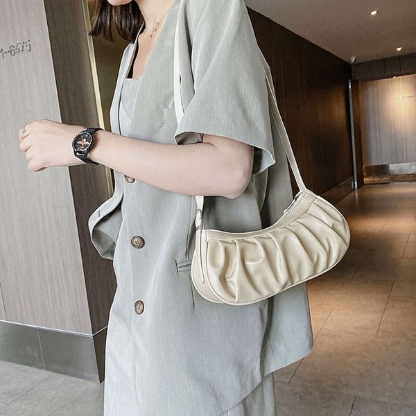 hbp 2021 new trend pu pure color simple pleated dumpling fashion versatile women's shoulder slant span bag
hbp 2021 new trend pu pure color simple pleated dumpling fashion versatile women's shoulder slant span bag