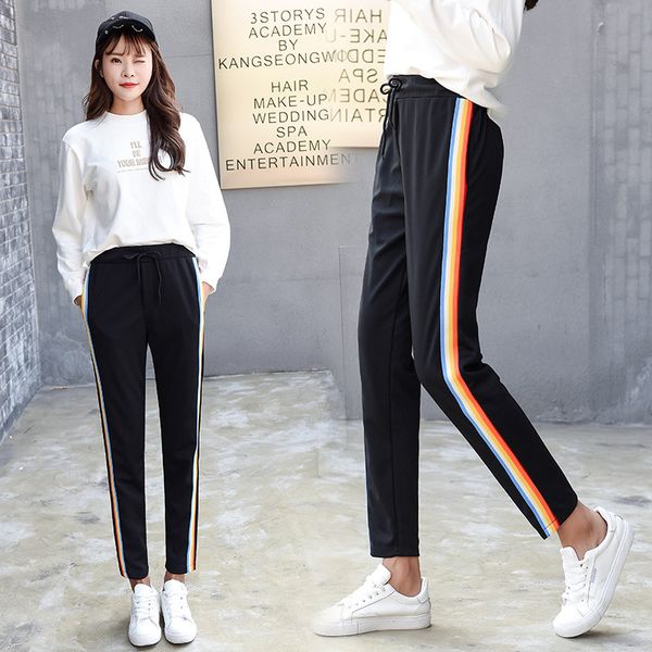 spring and autumn fancy nine shoes harem health students backyard big lazer loose color tarja fashion pants 3y4q, Black;white
spring and autumn fancy nine shoes harem health students backyard big lazer loose color tarja fashion pants 3y4q, Black;white