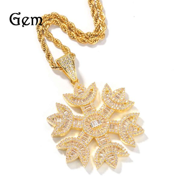 hip hop new micro inlaid zircon snowflake pendant necklace real gold electroplating simple lovers jewelry, Silver
hip hop new micro inlaid zircon snowflake pendant necklace real gold electroplating simple lovers jewelry, Silver