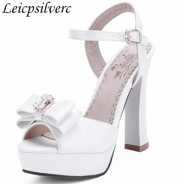 sandals summer fashion waterproof stand high heel female bow tie white fish mouth women shoes, Black
sandals summer fashion waterproof stand high heel female bow tie white fish mouth women shoes, Black