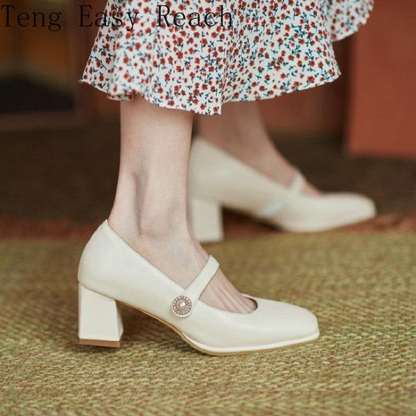 dress shoes 2021 spring elegant ladies mary janes pumps with pearls buckle chunky high heels womens plus size 33-48, Black
dress shoes 2021 spring elegant ladies mary janes pumps with pearls buckle chunky high heels womens plus size 33-48, Black