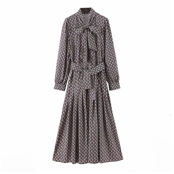 2021 new women retro chains pattern midi bow tie collar sashes long sleeve female casaul elegant es vestidos imke, Black;gray
2021 new women retro chains pattern midi bow tie collar sashes long sleeve female casaul elegant es vestidos imke, Black;gray
