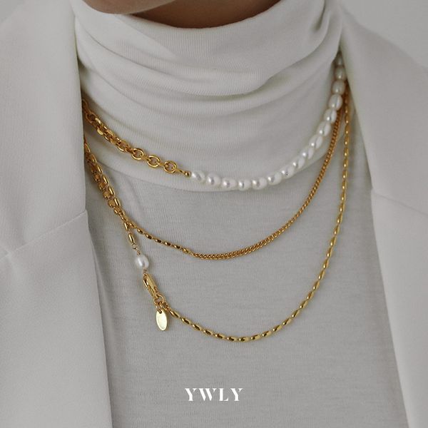 cool wind oval bead natural pearl necklace autumn and winter sweater chain personality fashion simple necklace for women ywly, Silver
cool wind oval bead natural pearl necklace autumn and winter sweater chain personality fashion simple necklace for women ywly, Silver