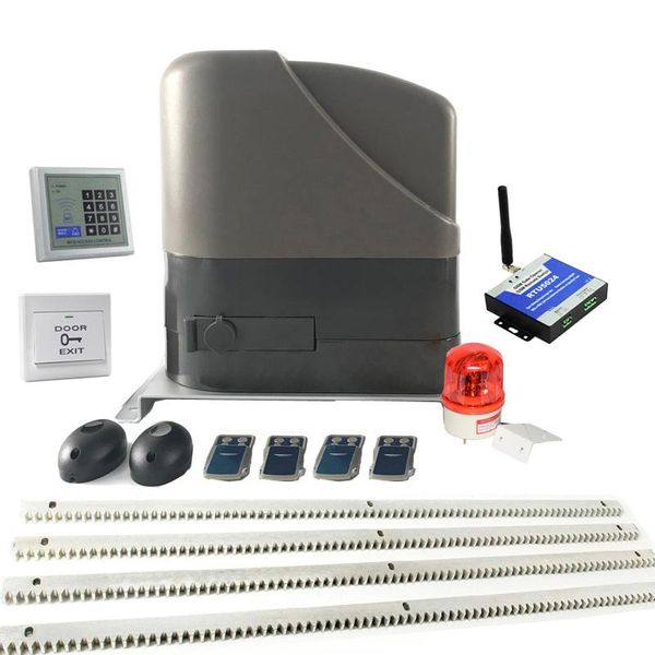 security kit dc 12v 800kg sliding electric gate opener automatic motor with 4 meter steel racks
security kit dc 12v 800kg sliding electric gate opener automatic motor with 4 meter steel racks