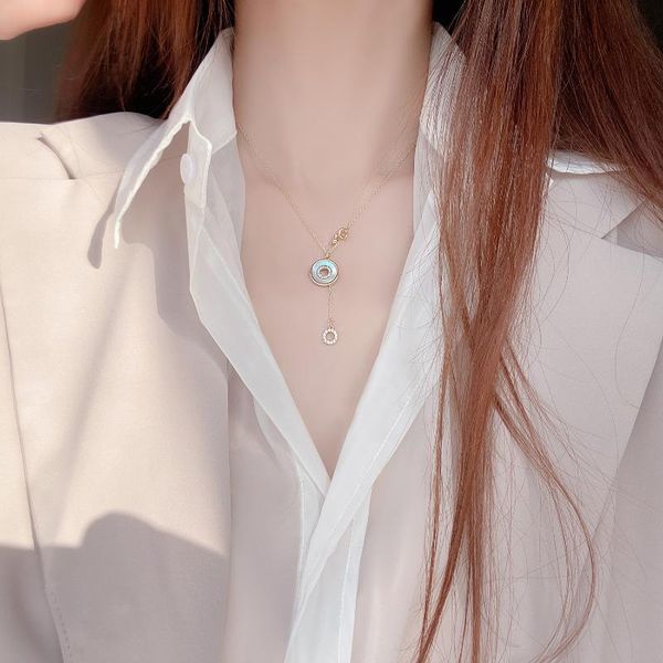 pendant necklaces trendy plated fritillary concentric circles chain necklace for women exquisite gold jewelry bling zirconia party, Silver
pendant necklaces trendy plated fritillary concentric circles chain necklace for women exquisite gold jewelry bling zirconia party, Silver