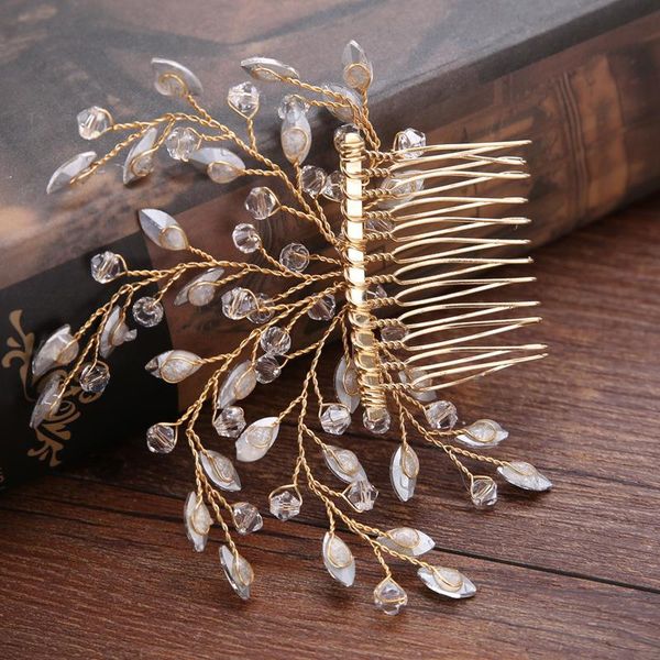 hair clips & barrettes wedding comb gold glass crystal vintage bridal combs for brides and bridesmaids accessories hairpins, Golden;silver
hair clips & barrettes wedding comb gold glass crystal vintage bridal combs for brides and bridesmaids accessories hairpins, Golden;silver