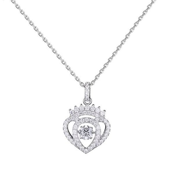 glamorous and fashionable s925 sterling silver pendants rotatable zirconia glitter necklace 18-inch hollow crown pendant
glamorous and fashionable s925 sterling silver pendants rotatable zirconia glitter necklace 18-inch hollow crown pendant