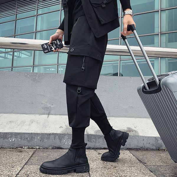 2021 autumn winter plus veet harem men's slim fashion black pants men streetear hip-hop trousers mens m-3xl v4g5
2021 autumn winter plus veet harem men's slim fashion black pants men streetear hip-hop trousers mens m-3xl v4g5