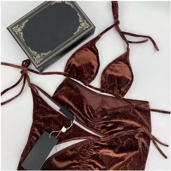 classic 3 pieces velvet bikini set swimwear fashion letter print swimsuit vacation sunscreen girls beachwear
classic 3 pieces velvet bikini set swimwear fashion letter print swimsuit vacation sunscreen girls beachwear
