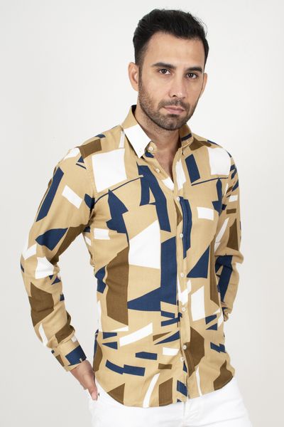 dark beige normal mould male shirt 100 cotton geometric pattern long four seasons clothing 2005214 6yxp, White;black
dark beige normal mould male shirt 100 cotton geometric pattern long four seasons clothing 2005214 6yxp, White;black