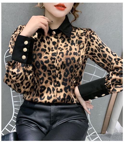 womens shirts chic style long sleeve patched color women vinatge print satin lady letter office chiffon blouses, White
womens shirts chic style long sleeve patched color women vinatge print satin lady letter office chiffon blouses, White