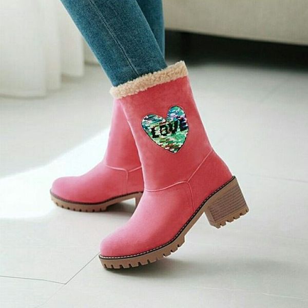 boots women's winter boots, short for women, warm teddy, suede, crystal, shiny heart, size 43, thick soles, high-heeled e86v, Black
boots women's winter boots, short for women, warm teddy, suede, crystal, shiny heart, size 43, thick soles, high-heeled e86v, Black