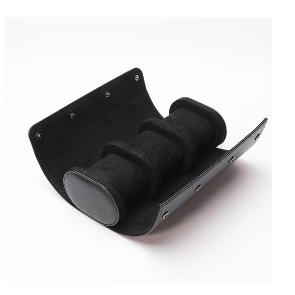 watch boxes & cases 3 slots holder box round travel pu leather portable black storage jewelry display for, Black;blue
watch boxes & cases 3 slots holder box round travel pu leather portable black storage jewelry display for, Black;blue