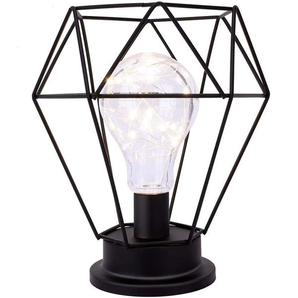 table lamp, metal lampshade, diamond metal cage style, battery-powered, decorative battery lamp (battery not included)
table lamp, metal lampshade, diamond metal cage style, battery-powered, decorative battery lamp (battery not included)