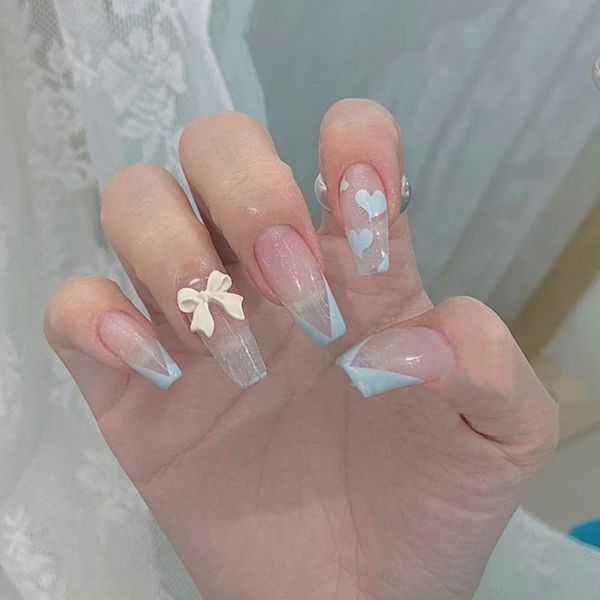 nail gel 24pcs ballet french wear long paragraph fashion manicure patch false nails save time wearable, Red;pink
nail gel 24pcs ballet french wear long paragraph fashion manicure patch false nails save time wearable, Red;pink