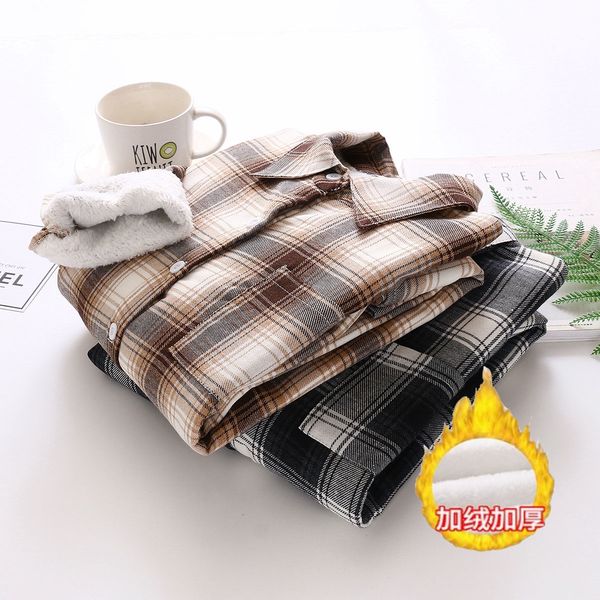 new 2021 autumn women plus veet shirts fashion ladies vintage girls chic plaid shirt dty9, White
new 2021 autumn women plus veet shirts fashion ladies vintage girls chic plaid shirt dty9, White
